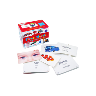MISBOOK First Words Flash Cards การ์ดคำศัพท์ 5 หมวด 125 ใบ กล่องแดง (ใช้ร่วมกับ TalkingPen ได้)