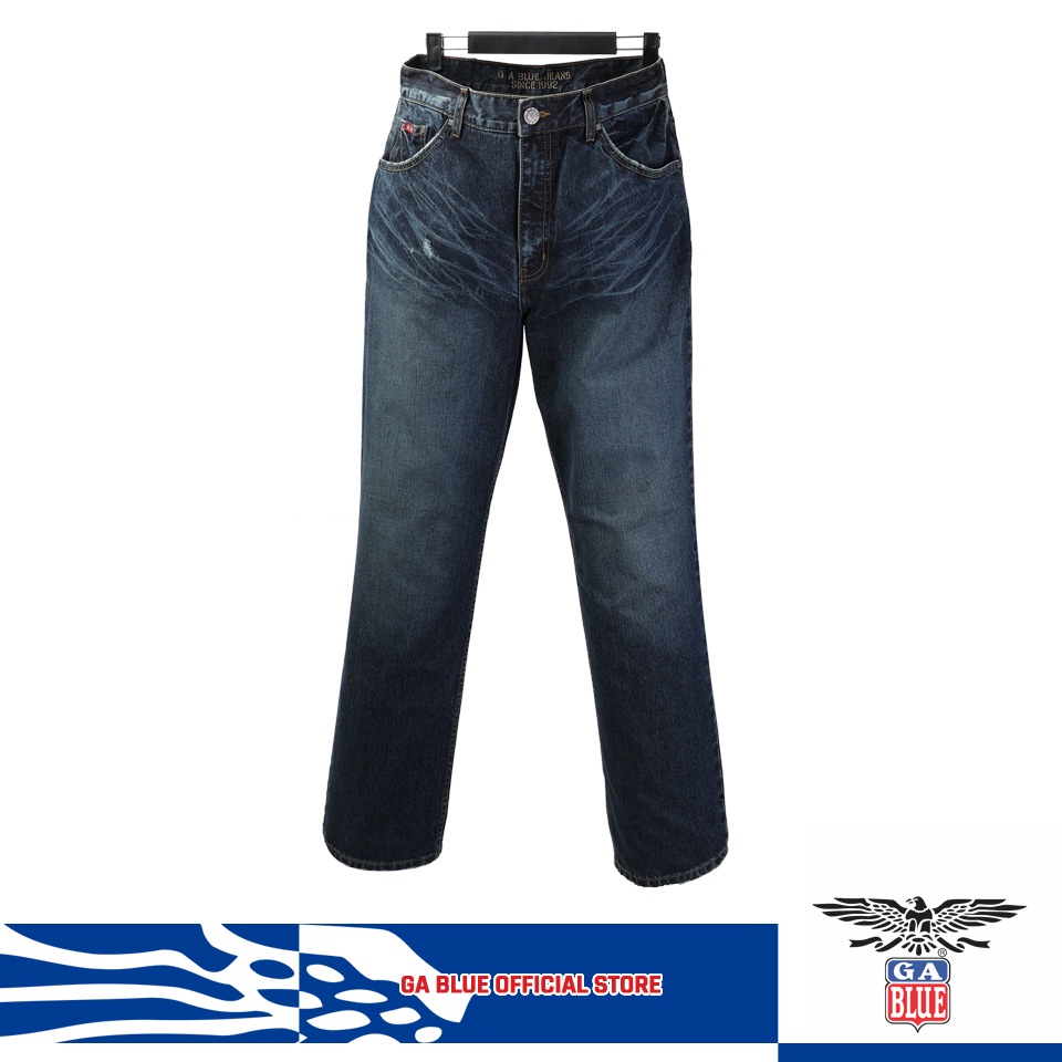 GA Blue 911 Mens Regular Rise Regular Fit Jeans - 1356
