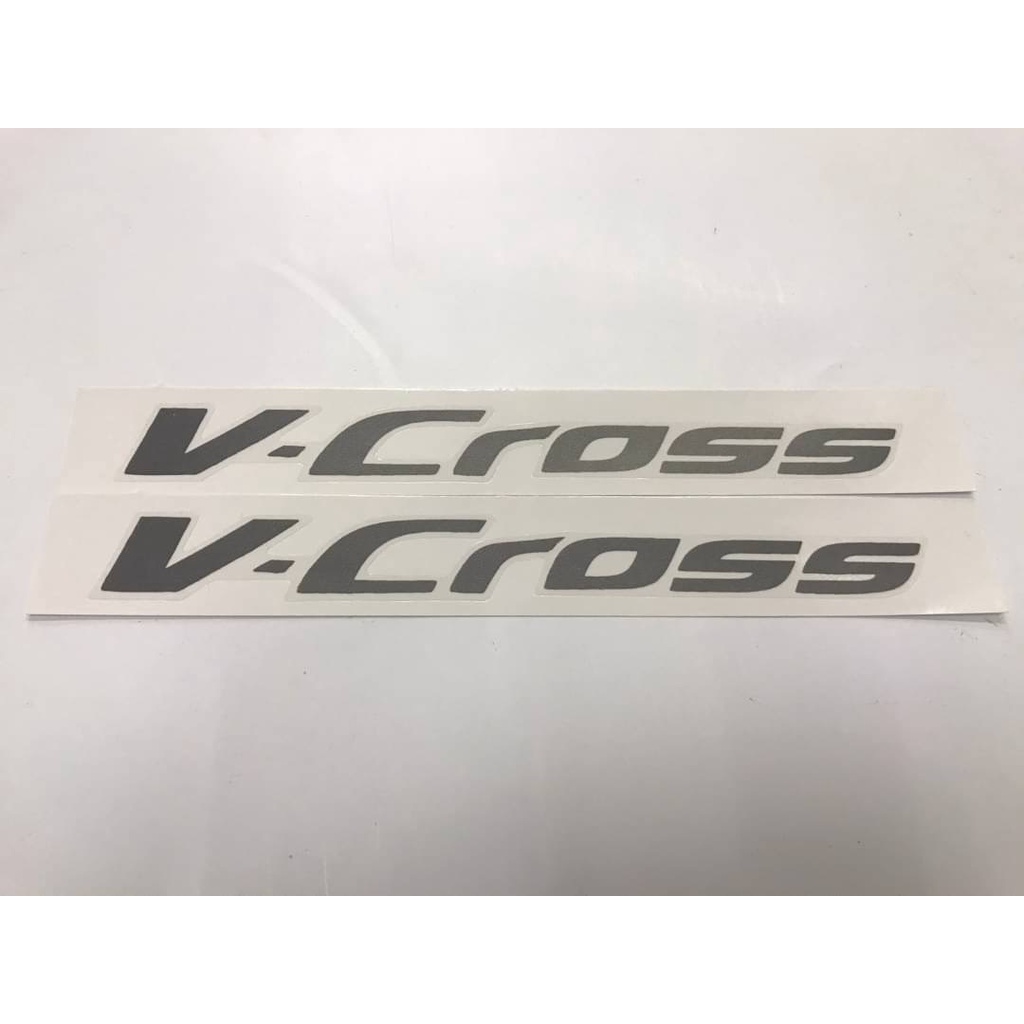 สติ๊กเกอร์ดั้งเดิม V-Cross สำหรับติดข้างประตูรถ ISUZU ALLNEW V-Cross