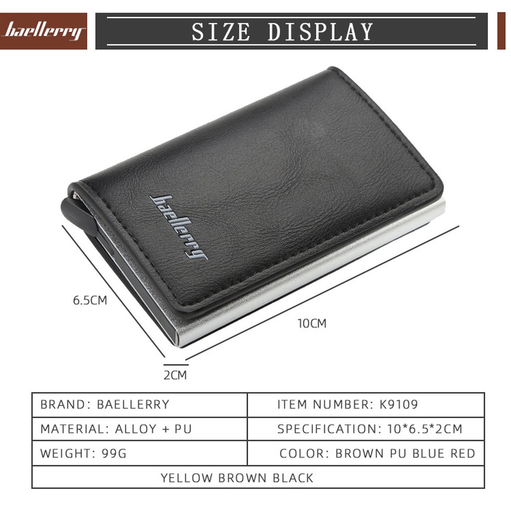 กระเป๋าใส่บัตร Baellerry แท้ มีกล่อง