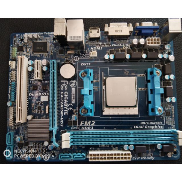 [CPU + MB + RAM ] fm2 a8-5600k + f2a55m +  ram 4G