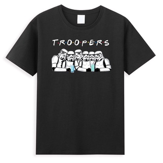 [S-5XL] เสื้อยืดลําลอง แขนสั้น คอกลม พิมพ์ลายการ์ตูน Star Troopers น่ารัก สไตล์คลาสสิก ไม่ซ้ําใคร สีชมพู แฟชั่นฤดูร้อน ส