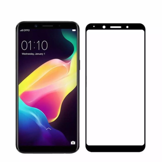 ฟิล์มกระจกนิรภัย เต็มจอ Oppo F5 / A37/A83 / A71 / A57(เก่า) / R9S / F1S ฟิล์มกันกระแทก ฟิล์มกันแตก คุณภาพดี