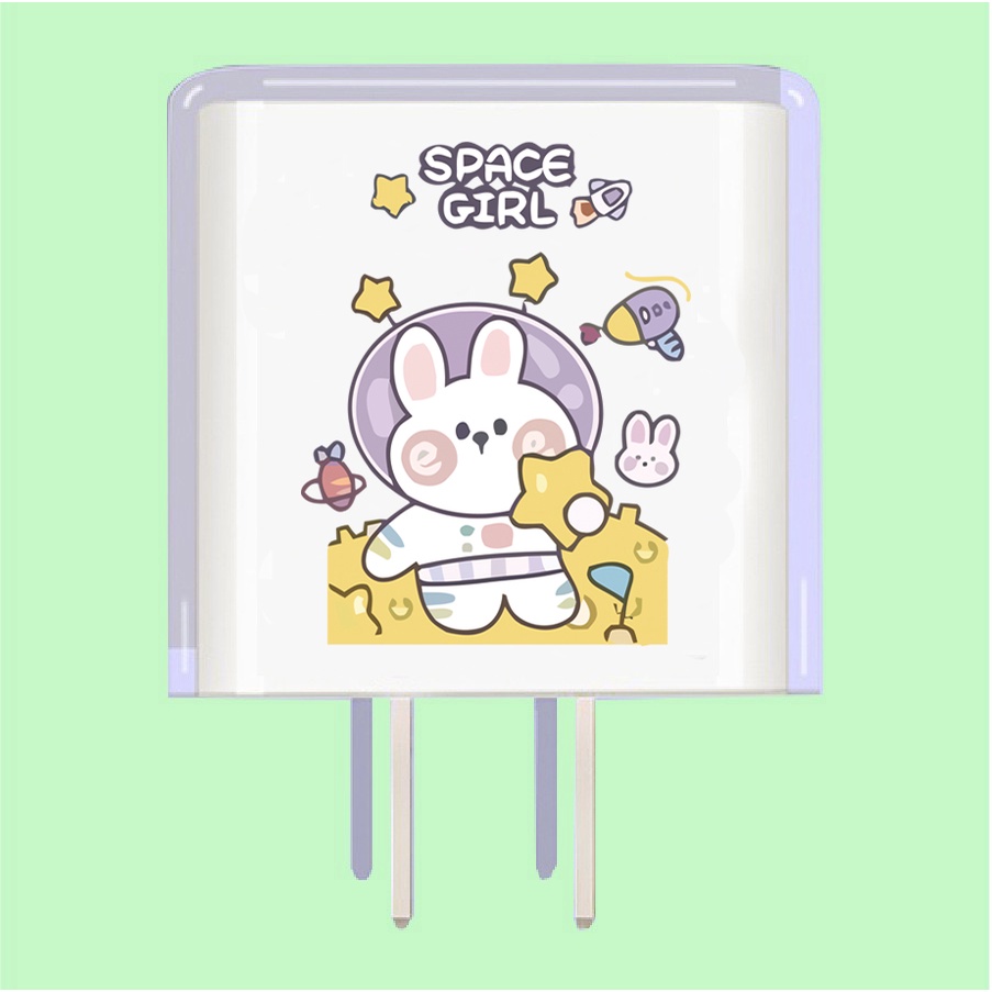 【ส่งจากไทย】เคสนิ่ม TPU สายชาร์จ ลายการ์ตูนน่ารัก ไอโฟน สำหรับAPPLE Power Adapter 18W/20W Cable Bite ตัวถนอมสายชาร์จ - รูปที่ 4