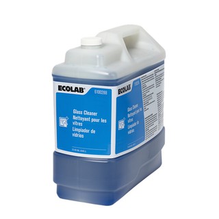 Ecolab(เอ็กโคแลบ) กลาส คลีนเนอร์: ผลิตภัณฑ์ทำความสะอาดกระจก (ไบโอเบท) (2.5 GAL)