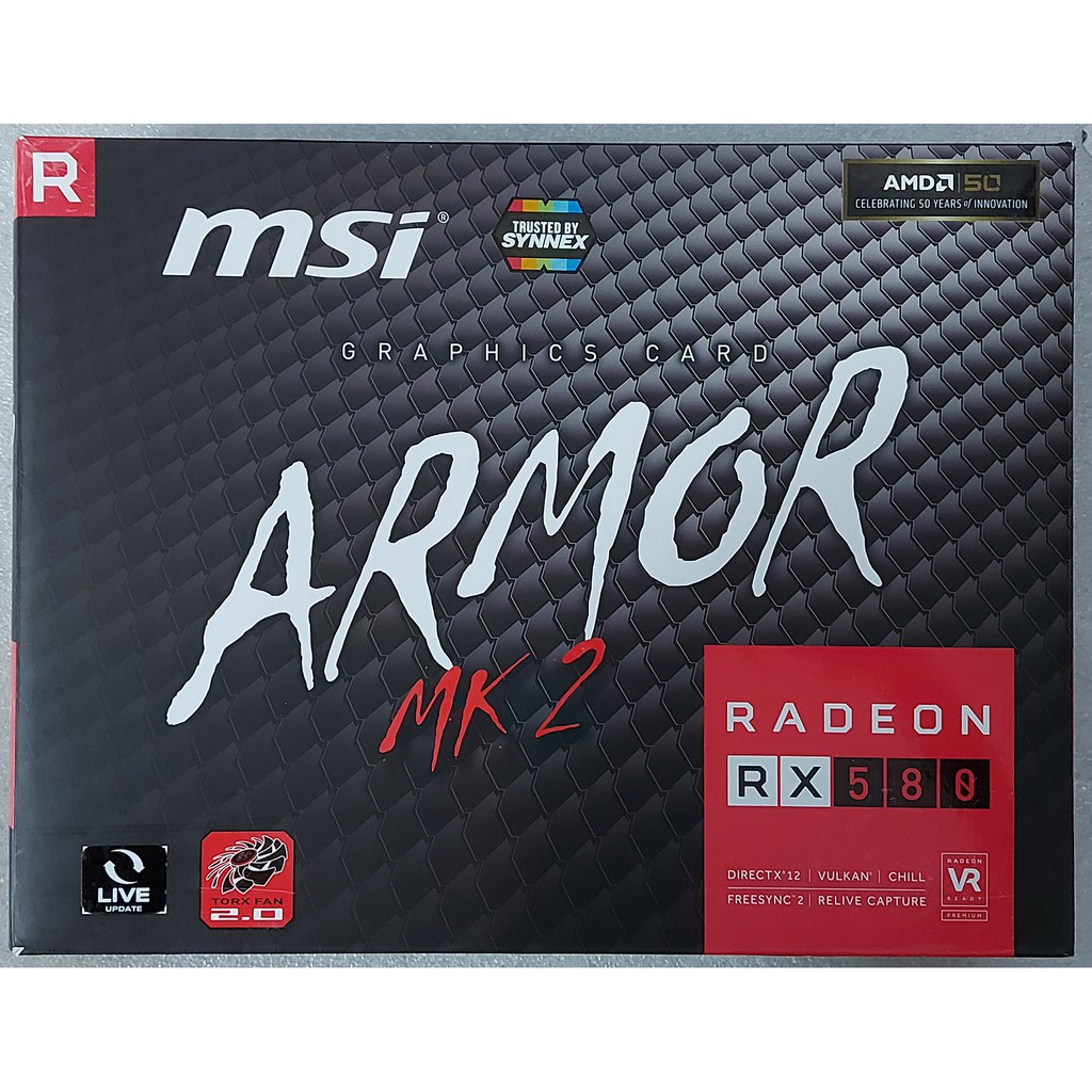 VGA MSI ARMOR MK2 RX580 8GB OC