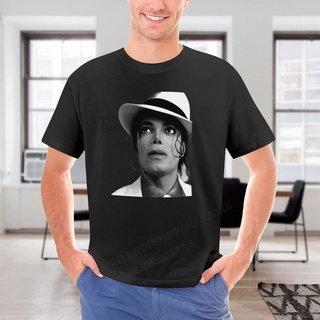 Jiis 【พร้อมส่ง】เสื้อยืดผ้าฝ้าย พิมพ์ลาย Michael Jackson สไตล์ฮิปฮอป แฟชั่นสําหรับผู้ชาย และผู้หญิงสามารถปรับแต่งได้