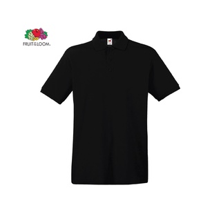 Fruit of The Loom® Polo Original Black เสื้อโปโล - ดำ