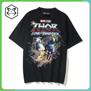 เสื้อยืด ขนาดใหญ่ พิมพ์ลาย Psycho Crucify Thor Love and Thunder  | เสื้อเชิ้ต Thor | การ์ตูนมาร์เวล