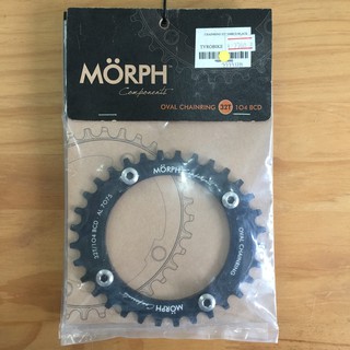 ทักรับโค้ดจ้า[TYROBIKE]- ใบจานแต่ง Morph OVAL 32T 104BCD BLACK 9 10 11SP COMMON15 77771299