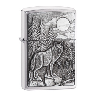 Zippo ไฟแช็กรุ่น 20855 Timberwolves ของแท้ รับประกันตลอดชีวิต นำเข้าและจำหน่ายโดยตัวแทนจำหน่าย