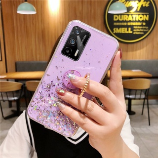 เคสโทรศัพท์ Realme GT 5G New Phone Case With Ring Stand Holder SoftCase Casing เคส เรียวมีGT