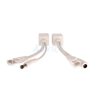 Passive Power Over Ethernet Adapter Injector China + Splitter Kit อุปกรณ์เชื่อมต่อ ประกัน 2Y