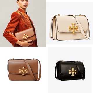 factory เเท้💯 % 🇺🇸👜ใบใหญ่ tory burch Eleanor Leather Shoulder Bag