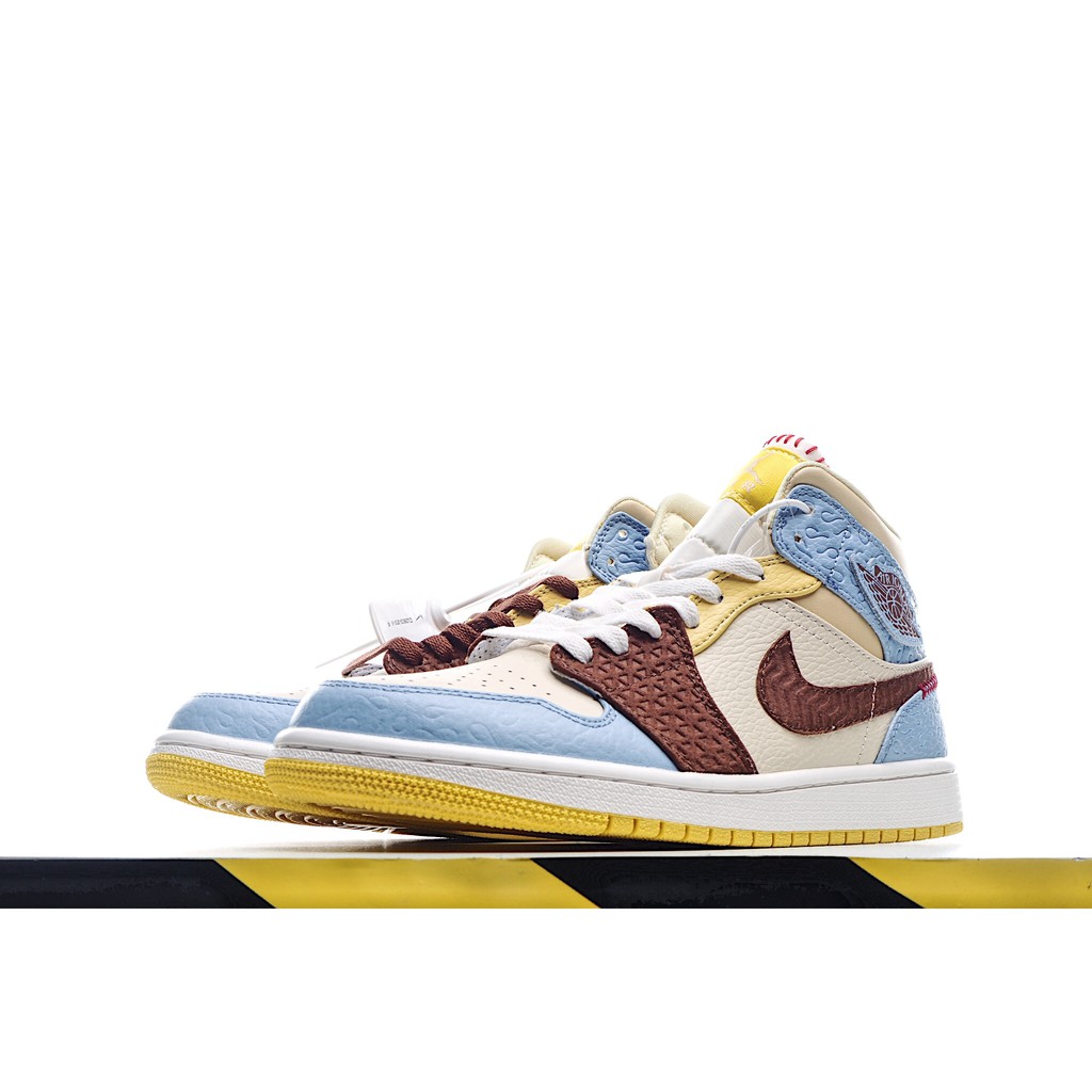 Maison Chateau Rouge X Air Jordan 1 รองเท าบาสเก ตบอล Shopee Thailand