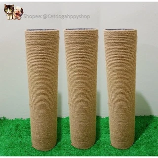 ⚡สินค้าพร้อมส่ง⚡อะไหล่คอนโดแมว ที่ฝนเล็บแมว เสาลับเล็บแมว อุปกรณ์เสาลับเล็บแมว เส้นสีน้ำตาล มีขนาด 30 ,40 และ 50 ซม.