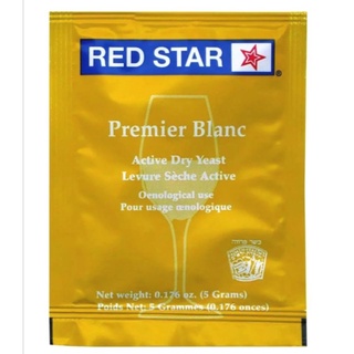 ยีสต์ทำไวน์ Red Star Premier Blanc ซองสีเหลือง