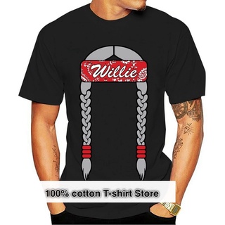เสื้อยืดผ้าฝ้าย เสื้อยืด พิมพ์ลายการ์ตูน Willie Nelson Un Folk Country Rock สไตล์เรโทร สําหรับผู้ใหญ่