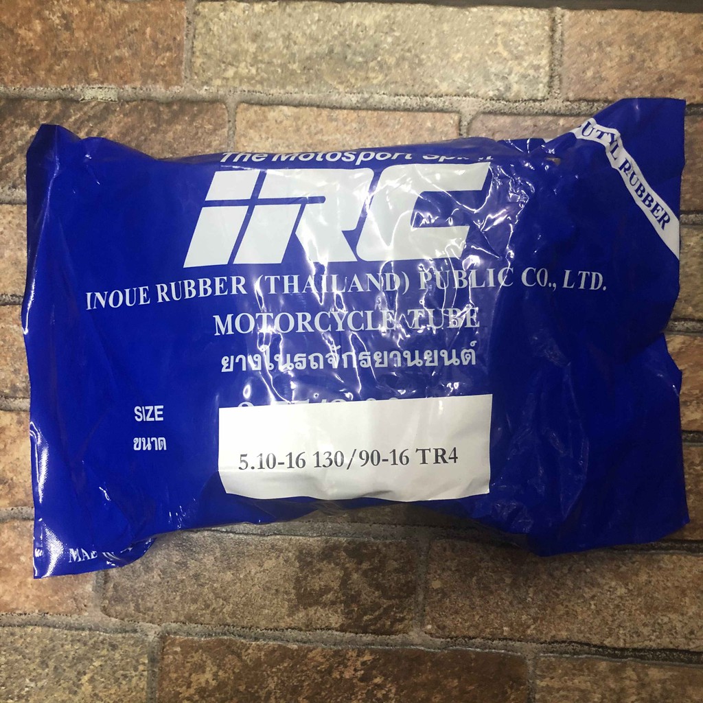 ยางใน IRC 5.10-16 , 130/90-16 สำหรับมอเตอร์ไซค์ ขอบ 16 -