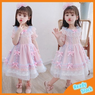 shellbaby ชุดเดรสเด็กผู้หญิงน่ารัก lolita dress เดรสน่ารัก โลลิต้า เดรสเจ้าหญิงลายผีเสื้อสําหรับเด็ก เสื้อผ้าเด็กผู้หญิง ชุดเจ้าหญิง