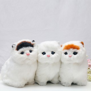 ตุ๊กตาแมวจำลอง พร้อมส่ง ตุ๊กตาแมวของเล่นเด็ก หรือตั้งโชว์