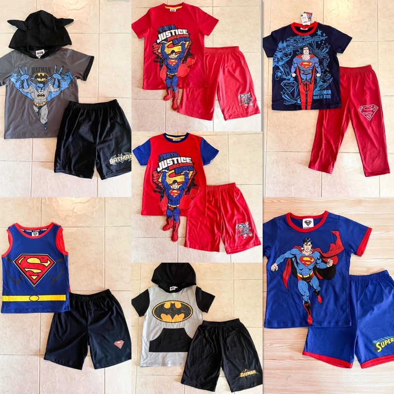 ชุดเด็ก super hero เสื้อ+กางเกง