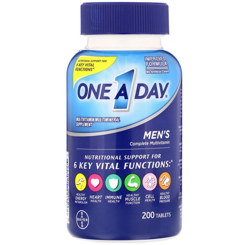 [ของแท้ 100%] ONE A DAY COMPLETE MULTIVITAMIN MULTIMINERAL SUPPLEMENT