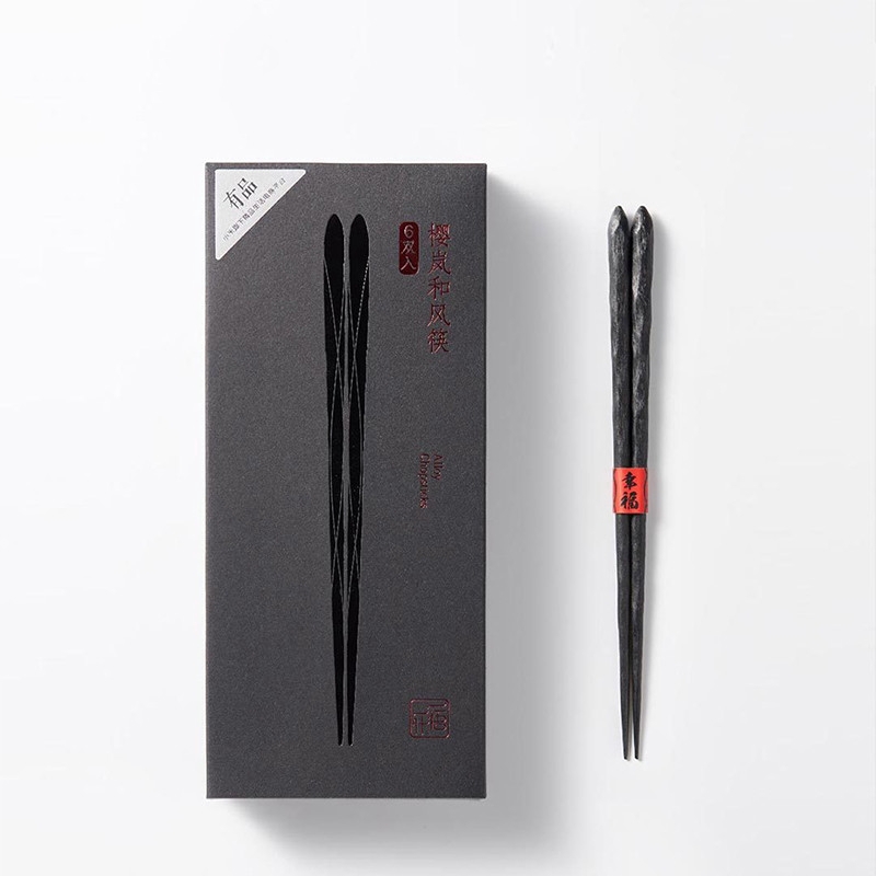 ตะเกียบ Xiaomi  Chopstick Pps Glass Fiber High Temperature Resistance Chinese Chopsticks 6 Pair