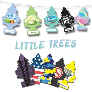 พร้อมส่ง Littletrees ต้นสน แผ่นน้ำหอมปรับอากาศ แผ่นน้ำหอมต้นสน เลือกกลิ่นได้ ลิตเติ้ล ทรีส Little trees