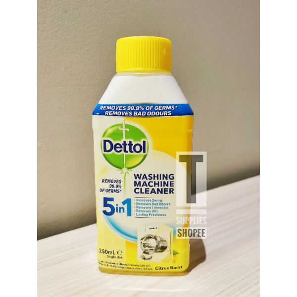 🇦🇺 Dettol Washing Machine Cleaner น้ำยาล้างถังเครื่องซักผ้าใช้ได้ทั้งฝาบนและฝาหน้า​ 250 ml.