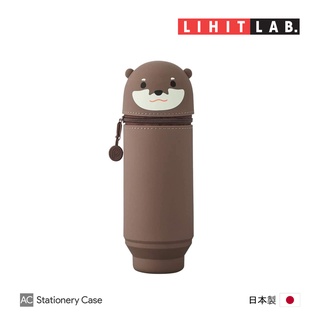 Lihit Lab "Big River Otter" PuniLabo Large Stand Pen Case - กระบอกเครื่องเขียนไลฮิทแลป ขนาดใหญ่