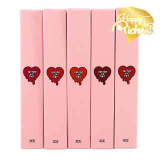 ⚡️Sale⚡️แท้100%⚡️3CE TATTOO LIP TINT 3.8g ลิปทิ้นท์สีชัดสวยทน 3ce ล็อตใหม่ล่าสุด