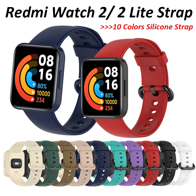 Xiaomi Redmi Watch 2 Lite สายรัดข้อมือ ซิลิโคน สายรัดข้อมือ กีฬา เข็มขัด สําหรับ Redmi Watch 2 Lite เปลี่ยนได้ สายรัด