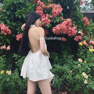 🔥มินิเดรสคอปกโชว์แผ่นหลังเซ็กซี่สุดๆ🔥