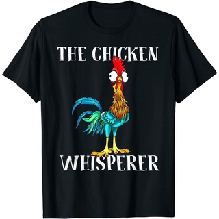 เสื้อยืดผ้าฝ้ายพิมพ์ลายขายดี เสื้อยืด ลาย The Chicken Whisperer สําหรับคนรักฟาร์มไก่