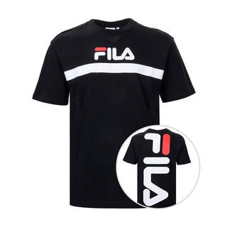 Fila FI687231Iw ใหม่ เสื้อยืดลําลอง ผ้าฝ้าย แขนสั้น สําหรับผู้ชาย เหมาะกับการเล่นกีฬา