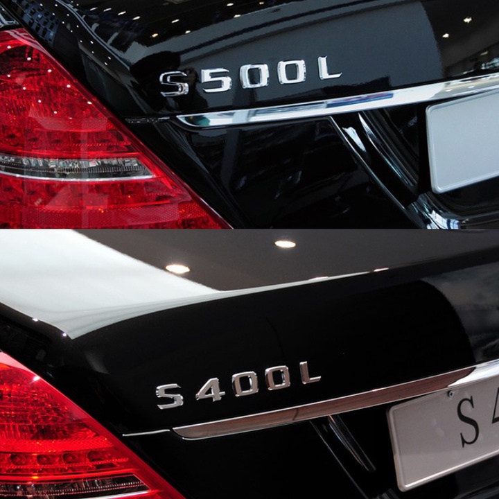 ตราประทับรูปลอก S400L / S450L / S500L ทําจากพลาสติก ABS สําหรับท้ายรถ - ผลิตภัณฑ์ของแท้