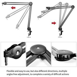 ตัวยึดไมโครโฟน แบบโลหะ ขนาดใหญ่ กันกระแทก สําหรับบันทึกเสียง