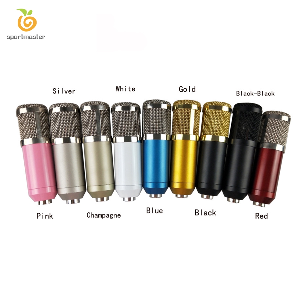 Condenser Microphone Mic Kit with Stand Broadcasting Studio Recording ...