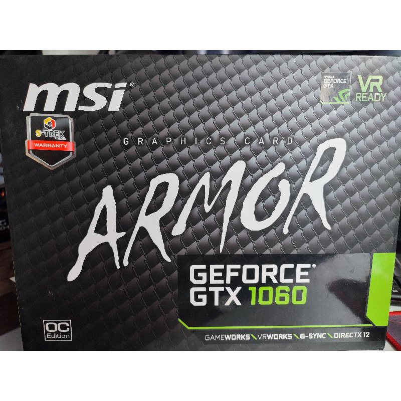 MSI Amor Geforce GTX 1060 6gb