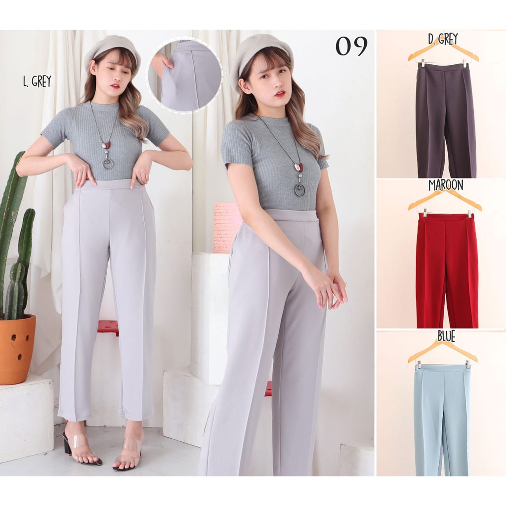 SCUBA STRIPE CULOT PANTS