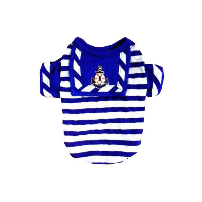 Dogacat เสื้อสุนัข หมา และเสื้อแมว ชุดทหารเรือ สีน้ำเงิน [Top10-Bestseller All Platform]