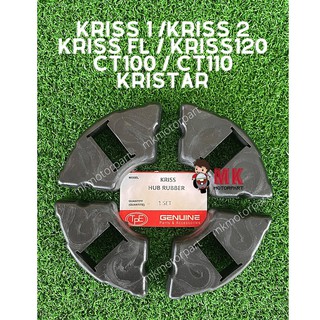 (M) ดุมล้อยางโมเดนาส KRISS 1 2 KRISS100 FL KRISS120 CT100 CT110 KRISTAR Getah Hub Sprocket KRISS110