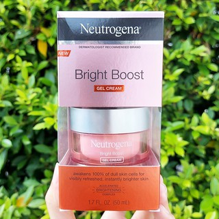 เจลครีม บำรุงผิวหน้า Bright Boost™ Brightening Gel Moisturizing Face Cream with Neoglucosamine® 50 mL (Neutrogena®)