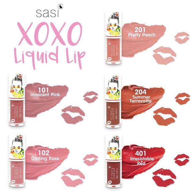 Sasi Xoxo LiquidLip สี204