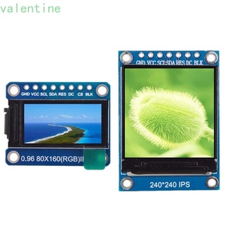 บอร์ดโมดูลหน้าจอ LCD ไม่ใช่ OLED TFT สําหรับ Arduino Full Color Smart Electronics 7P IPS IC 80*160 Display