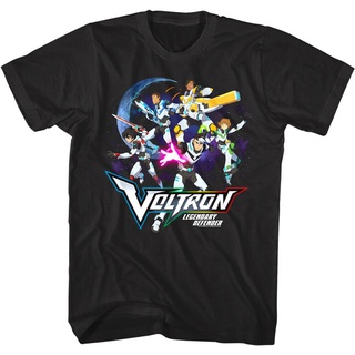 เสื้อยืดคอกลม แขนสั้น ผ้าฝ้าย 100% พิมพ์ลายการ์ตูน Voltron Voltron สไตล์ญี่ปุ่น สําหรับผู้ชายS-5XL