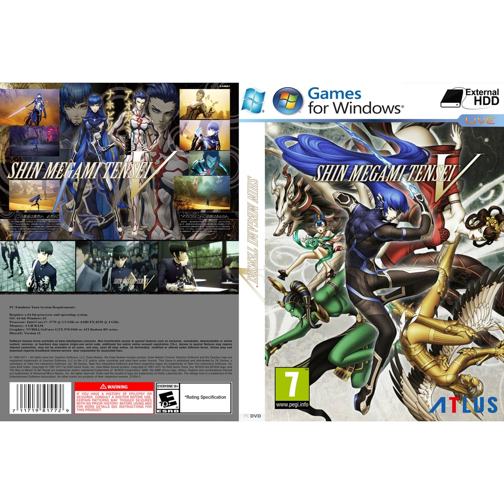 Shin Megami Tensei V – v1.0.1 + 9 DLCs + Yuzu/Ryujinx Emus สําหรับพีซี GAME Offline [Pendrive INSTAL