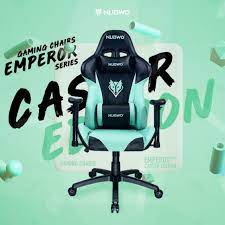 เก้าอี้เกมมิ่ง NUBWO NBCH-07 EMPEROR CASTER NEW EDITION Gaming Chair เก้าอี้เล่นเกม สีblack/mint
