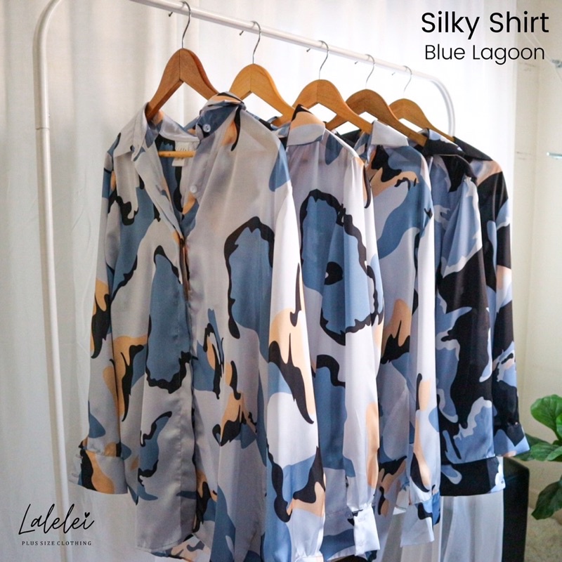 ✨ Silky Shirt "Blue Lagoon" ✨